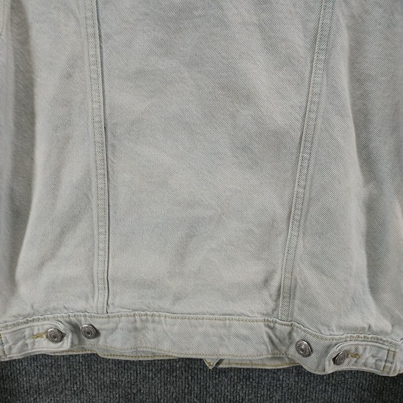 Levi's Women's Button-Up Denim Jean Jacket Blue Medium 100% Cotton - Picture 8 of 14